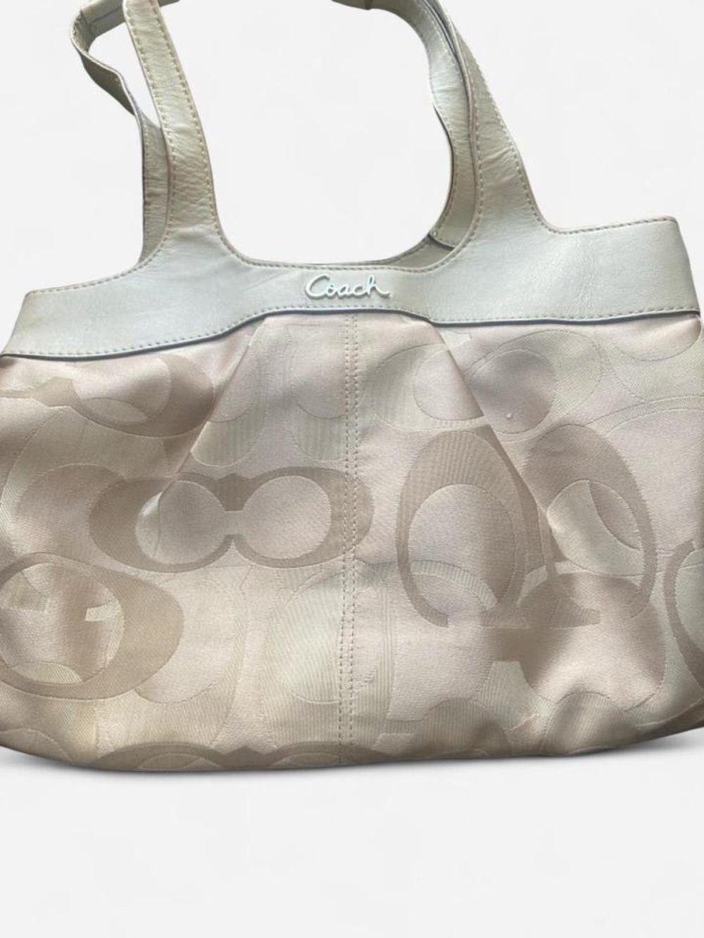 Authentic Coach Signature C Monogram Tote / Shoulder Bag (Style M1120-F18626)